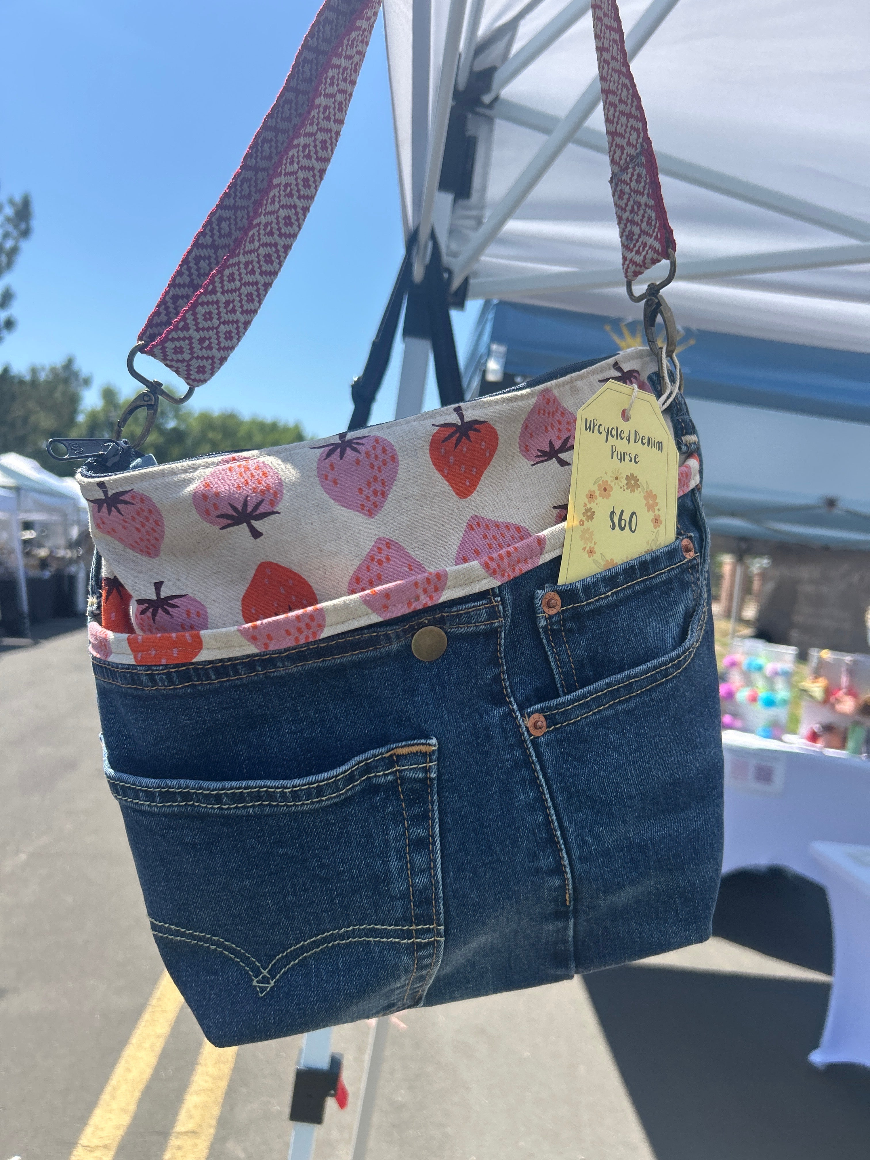 Upcycled Denim Handbag