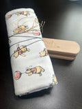 Winnie the Pooh blanket and burp cloth gift set