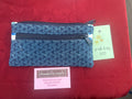 Blue Bag with Blue Flowers Lining